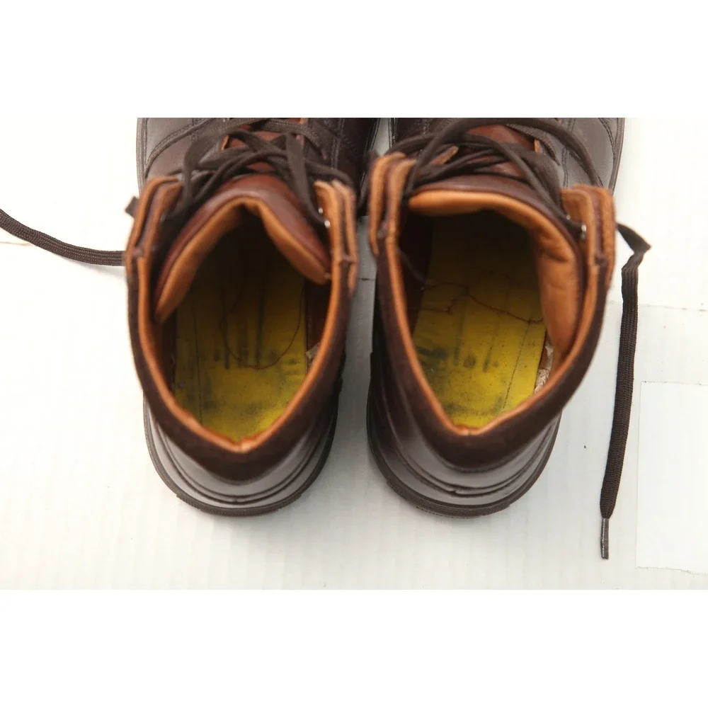 Thursday Boots Mens 8.5 Showtime Dark Brown Leather High Top Lace-Up Casual
